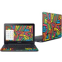 Mightyskins Skin Compatible with Samsung Chromebook 3 11.6" - Hyper | Protective, Durable, and Unique Vinyl Decal Wrap Cover | Easy to Apply, Remove, and Change Styles | Made in The USA