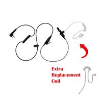 BOMMEOW BCT12RT-M1A Earpiece with Extra Clear Tube for Motorola Walmart RDM2070D