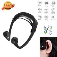 Bone Bluetooth Headphones,Viiwuu Bone Conduction Wireless Bluetooth Headset Sport Gym Waterproof Earphones Built in Mic for iPhone X 8 8plus 7 7plus 6S Samsung Galaxy S7 S8 iOS Android Smart Phones