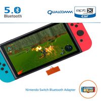 Nintendo Switch Bluetooth Adapter Audio Transmitter with aptX Low Latency Compatible with PS4 Bose AirPods PC TV Headphone Speaker