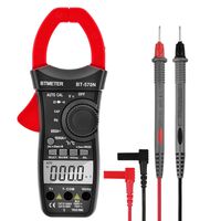 Clamp Multimeter,BTMETER BT-570N Auto Range AC/DC Clamp meter 6000 Counts, True RMS, Resistance, Cap, Hz, Duty Cycle, Temperature, Inrush Current Test