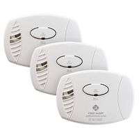 First Alert CO400 Carbon Monoxide Detector, Battery Operated, 3-Pack