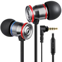 Betron MK23 Earphones Noise Isolating in Ear Headphones with Microphone Bass Driven Sound Tangle-Free Flat Cable for Apple iPhone iPod iPad Samsung