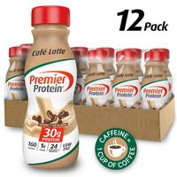 Premier Protein 30g Protein Shake, Cafe Latte, 11.5 Fl Oz, Pack of 12