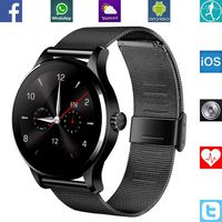 BANAUS B4 Newest SmartWatch with Bluetooth 4.0 Support Heart Rate Monitor for Android Samsung Galaxy S7/S8/S9/S10 Note7/Note8/Note9/Note10 Huawei and iPhone 6/6S/7/7P/8/XR/XS Max (Black)