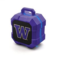 NCAA Prime Brands Group  Shockbox LED Wireless Bluetooth Speaker, Washington Huskies