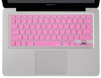 XSKN Italian Language Silicone Keyboard Skin Cover for Macbook Air 13 & Macbook Pro 13 15 17 with or Without Retina Display (US / European ISO Keyboard) (Pink)