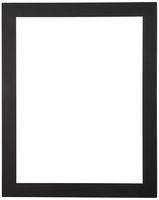 23x29 Smooth Black / Black Custom Mat for Picture Frame with 19x25 opening size (Mat Only, Frame NOT Included)