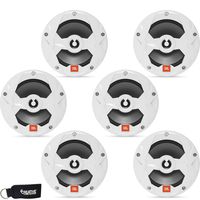 JBL MS65W - Three Pairs of MS65W Marine 6.5 Inch White Two-Way Speakers
