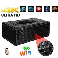 Day Video HD High Definition 2MP 1080P 4K-Remote Wireless Wicker Tissue Box DVR Hidden Camera Up to 128GB
