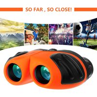 Binoculars for Kids, Outdoor Toys for 4-8 Year Old Boys, Compact Kids Binoculars Gifts for Girl Age 5-9 Birthday Present for Kids 8x21 Orang
