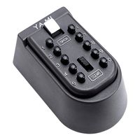 Exterior Outdoor Waterproof Hide Wall Mounted Key Safe Box - House use Key Storage Lock Box,Key Lock Box(Black)