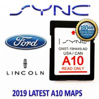 Ford Lincoln A10 Navigation SD Card USA/Canada