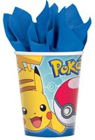amscan Pokemon Cups, 9 oz., Party Favor