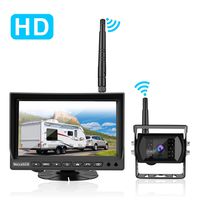 VECLESUS VMW7 HD Wireless Backup Camera Kit for RV, 7" Wide IPS Display, IP69K Waterproof, Infrared Night Vision for RV, Trailer, Class A-C Motorhome, Semi-Truck, Box Truck, Tractor, 5th-Wheel.