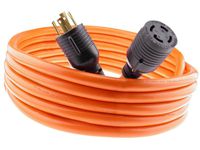 MPI Tools Nema L14-30 Generator Power Cord 4 Wire 10 Gauge 125/250v 30 Amp 7500 watts (40 Feet)