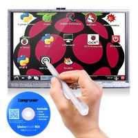 Longruner 5 Inch Touch Screen 800x480 TFT LCD Display for Raspberry Pi 3 2 Model B RPi 1 B B+ A A+ LSC5A
