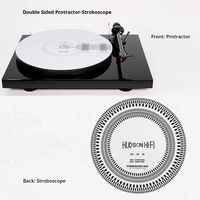 Double Sided Stroboscope and Protractor Alignment Mat | Align Your Cartridge and Measure Turntable Speed by Hudson Hi-Fi