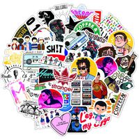 Stranger Things Stickers - Vinyl Decal Sticker - Waterproof - 80 Piece - Durable - intensely hued - Best for Water Bottles, Laptops, Computers, Phone, Cars, Skateboard etc