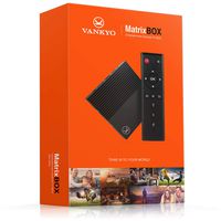 VANKYO MatrixBox X95 Max 4K Android 9.0 TV Box, Ultra HD 4GB RAM 64GB ROM TV Streaming Player w/Amlogic S905X2 64 Bits Quad Core Processor, H.265/2.4G/5GHz WiFi/USB3.0 Supported
