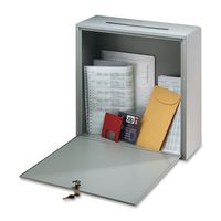 Buddy Products Inter-Office Mailbox, Steel, Small, 3 x 10 x 12 Inches, Platinum (5625-32)