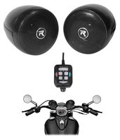 Rockville RockNRide 3" Motorcycle Audio System+Speakers+Bluetooth Controller