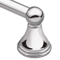 Moen DN8424CH Preston Collection 24-Inch Bathroom Single Towel Bar 3/4 Inch Bar, Chrome