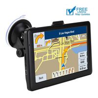 GPS Navigation for Car, 7 Inch 8GB HD Touch Screen Built-in 256MB GPS Navigation System Spoken Turn-by-Turn Directions for Car Vehicle GPS Navigator with Lifetime Map Update (US)