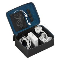 Ted Baker Next Page Monkian Black Brogue Cable Tidy Bag, Medium