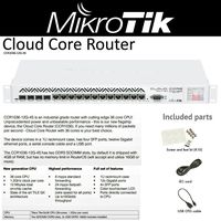 Mikrotik Cloud Core Router CCR1036-12G-4S 12-Port Gigabit and 4-Port SFP