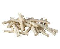 TheLittleThingsThatCount 100% Natural Rawhide Retriever Rolls/Sticks/Bones Chews Treats Chewy Rawhide Rolls for Puppies, Small to Medium Dogs | Comes w/Re-sealable Bag FDA Approved - 16/24pcs