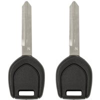 Keyless2Go New Uncut Replacement Transponder Ignition Car Key MIT13-PT (2 Pack)