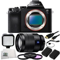 Sony Alpha a7S Mirrorless Digital Camera + Sony Vario-Tessar T* FE 24-70mm f/4 ZA OSS Lens + 9 Piece Essentials Bundle Kit - International Version