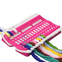 D&D Floss Organizer Cross Stitch Kit Embroidery Thread Project Card 30 Positions Sewing Needle Pins Holder Craft Tools Accessory