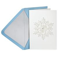 Hallmark Signature Christmas Card (Quilling Snowflake)