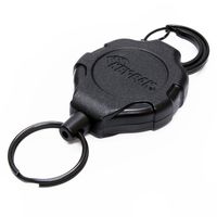 KEY-BAK Ratch-It Retractable Ratcheting Tether with 48" Kevlar Cord, 10 oz. Retraction, Carabiner Attachment
