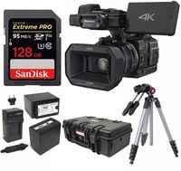 Panasonic HC-X1000 4K 24p Cinema Camcorder w/ 128GB SD & Hard Case Bundle