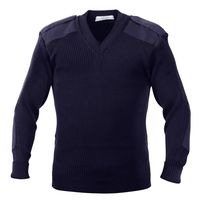 Rothco Acrylic V-Neck Sweater, Navy, X-Large