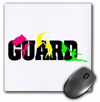 3dRose LLC 8 x 8 x 0.25 Inches Mouse Pad, Color Guard (mp_157405_1)