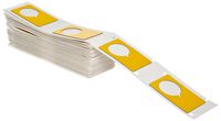 Brady M71EP-168-593-YL 1.2" Width x 1.9" Height Yellow Color B-593 Adhesive-Taped Polyester Raised Panel Labels With Gloss Finish For BMP71 Printers (100 Per Box)