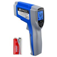 Etekcity 1022 Digital Laser Infrared Thermometer Temperature Gun Non-contact-58 (50℃ ~ 550℃) with Adjustable Emissivity & Max Measure for Meat Refrigerator Pool Oven, Standard Size, Blue