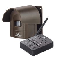 1/4 Mile Hosmart Rechargable Driveway Alarm Wireless Sensor System & Driveway Sensor Alert System Weatherproof Security Outdoor Motion Sensor & Detector
