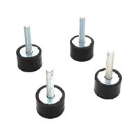 Smartsails 4PCS, M8 Rubber Bracket Shock Absorber Anti-Vibration Silentblock Car Boat Bobbins