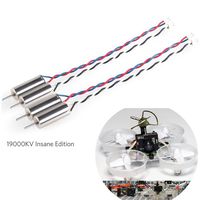Crazepony 4pcs 6x15mm Motor (Speed: Insane) 19000KV for Blade Inductrix Tiny Whoop Micro JST 1.25 Plug with Rubber Rings