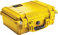 Pelican 1450 Case With Padded Dividers (Yellow)