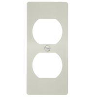 Wiremold 5507D Non-Metallic Duplex Faceplate 5500 Ivory (5 Pack)