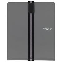 Five Star Tablet Stand / Holder + Notebook Case, Gray / Black (73332)