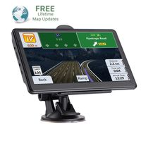 GPS Navigation For Car 7 Inch Touch Screen HD 256-8GB Navigation System,Pre-installed Maps Of North America and Europe, Lifetime Map Update, Vehicle GPS Satellite Navigation,With SD Card