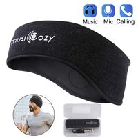 Bluetooth Headband Headphones,WU-MINGLU Wireless Sports Headband Sleeping Headphones for Workout,Jogging,Running (Black)