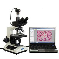OMAX 40X-2000X Phase Contrast Trinocular Compound LED Microscope + 2MP Camera